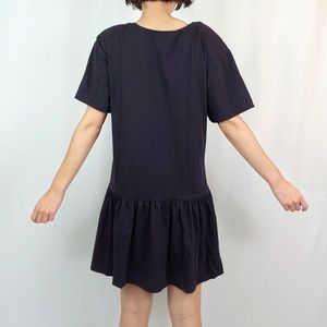Vintage Dresses - Vintage drop waist t-shirt dress with stud accents Vintage Dresses - Vintage drop waist t-shirt dress with stud accents